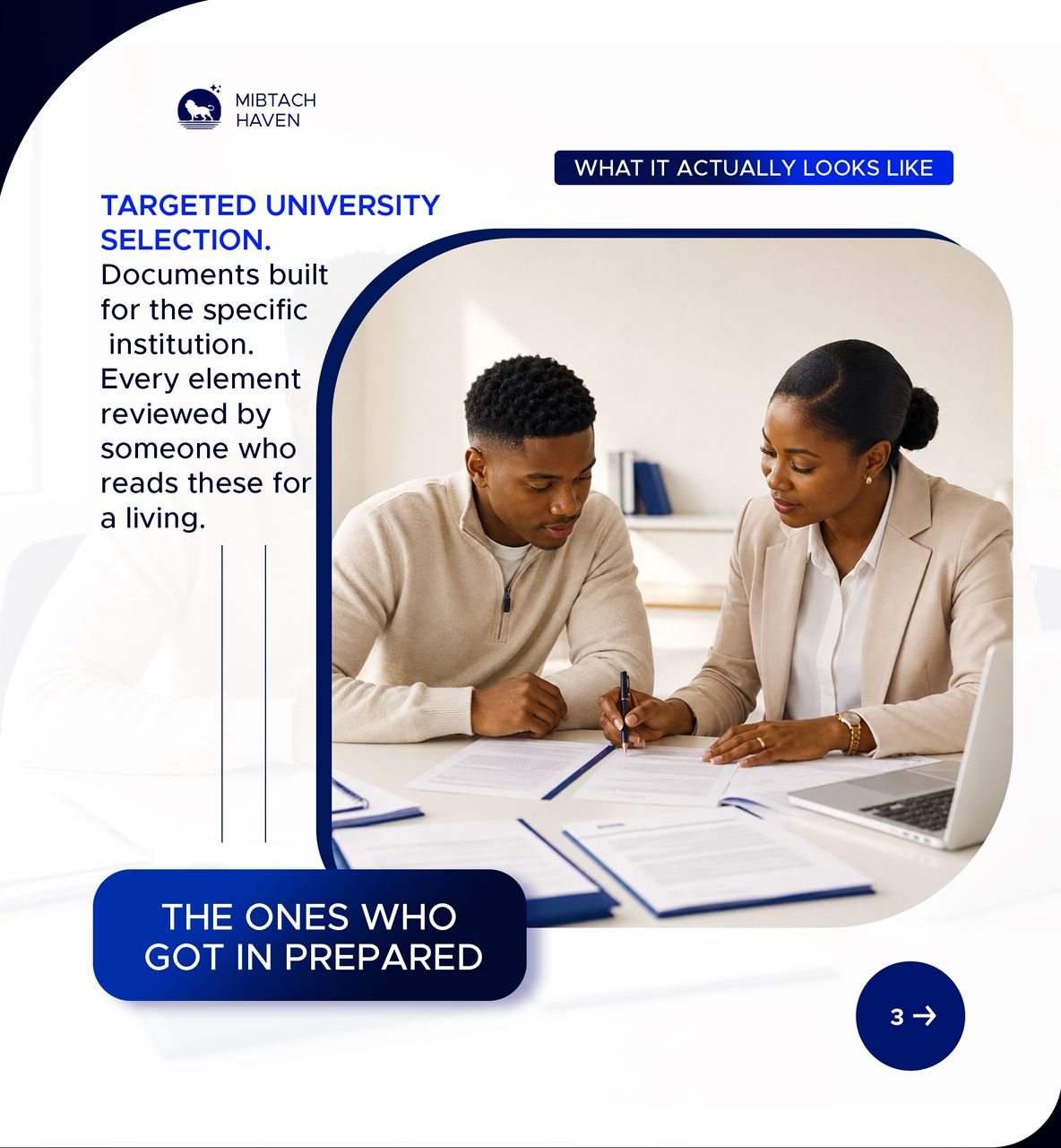Targeted University Selection, The Ones Who Got In Prepared